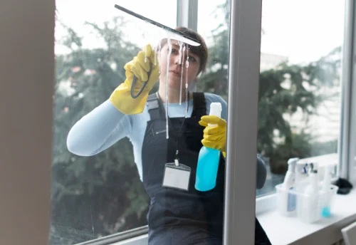 Nettoyage de vitres intérieures et extérieures à Champfleury